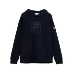 FILA Sweatshirts Women's Navy Blue Hooded Moderate Regular
