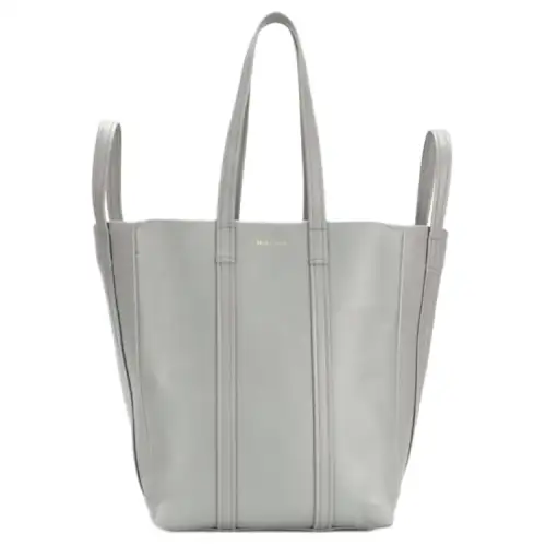 Balenciaga Cow Leather One Shoulder Handbag Women's Gray