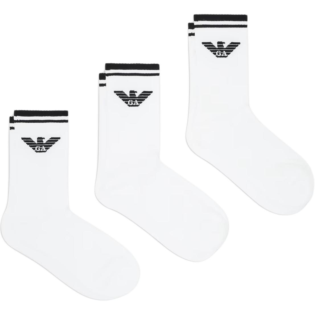 EMPORIO ARMANI Logo Intarsia Knit Socks