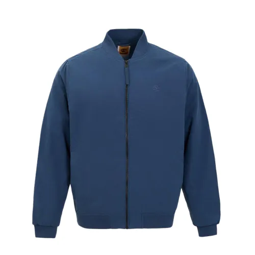 Timberland Jackets Men's Blue V Neck Moderate Other