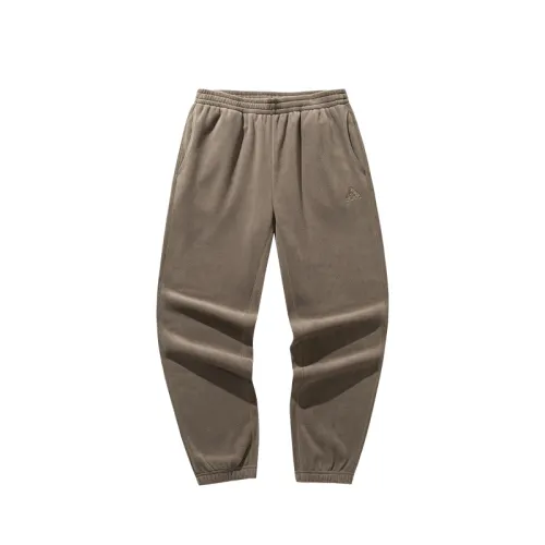 Anta Knitted Sweatpants Men's Withered Pine Green