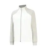 Li Ning Sweatshirts Women's Gravel White/Ivory Stand Collar Moderate Cardigan