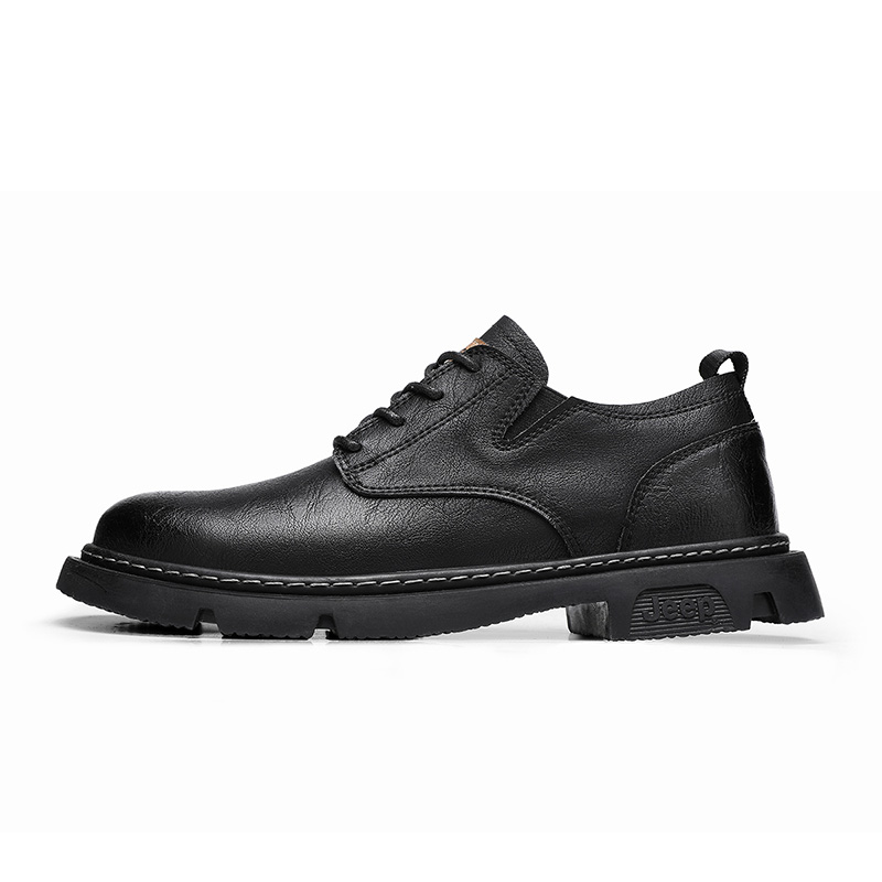 Jeep Jeep Exquisite, fashionable, light luxury, classic temperament, simple leg trimming, heightening and relaxed foot feel, British business soft sole, comfortable and wear-resistant thick sole, formal leather shoes, men's style