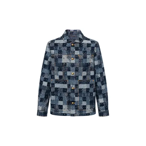 LOUIS VUITTON Damier Denim Workwear Blouson