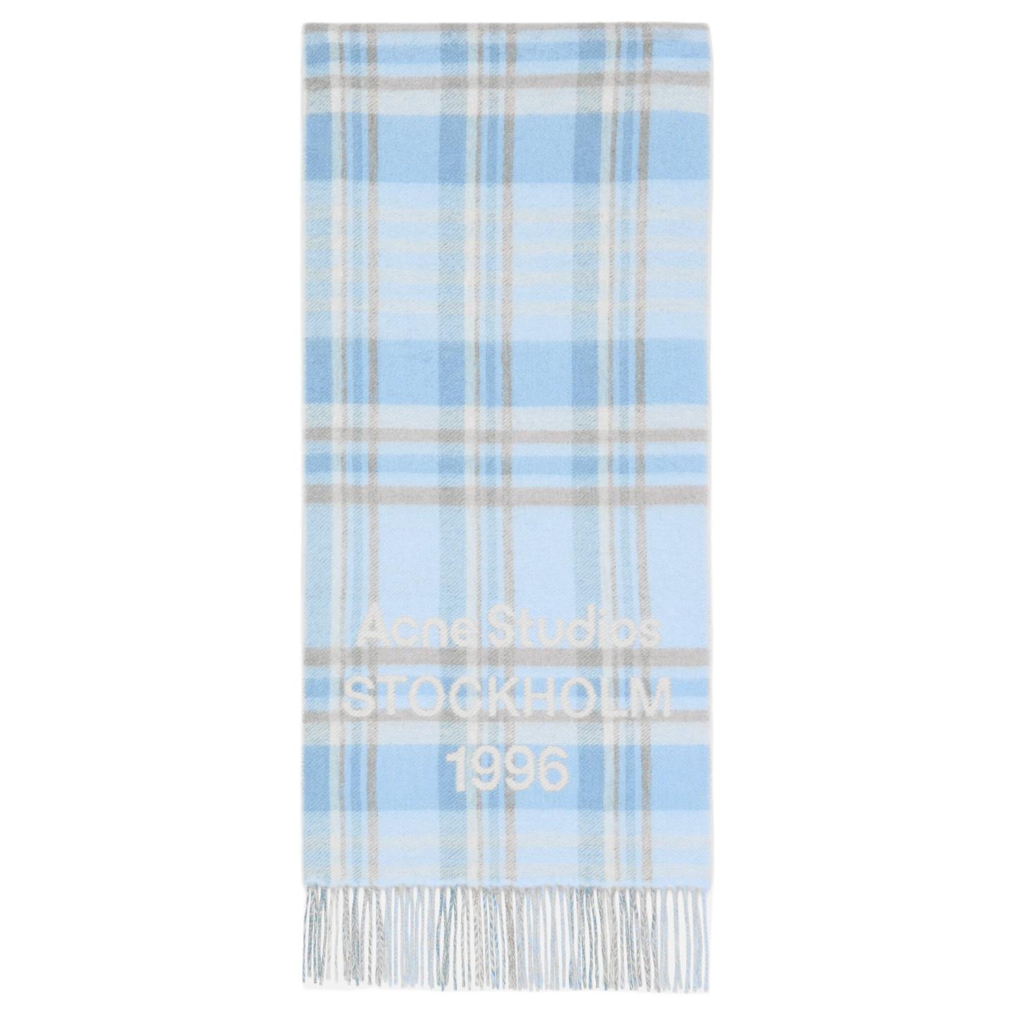 Скарф Acne Studios Scarf (голубовато-бежевый)