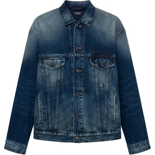 Balenciaga Denim Jacket Regular Fit Unisex