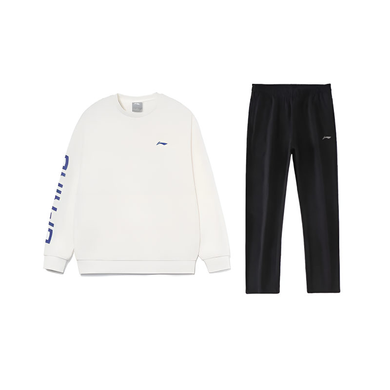 Li Ning Casual Sportswear Unisex White+Black