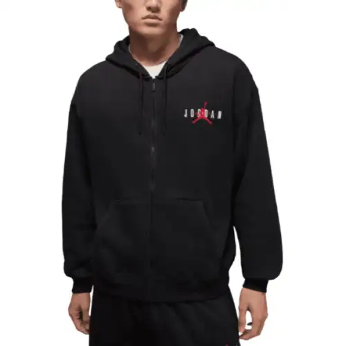 Jordan Apparel Sweatshirts Men's Black Hooded Moderate