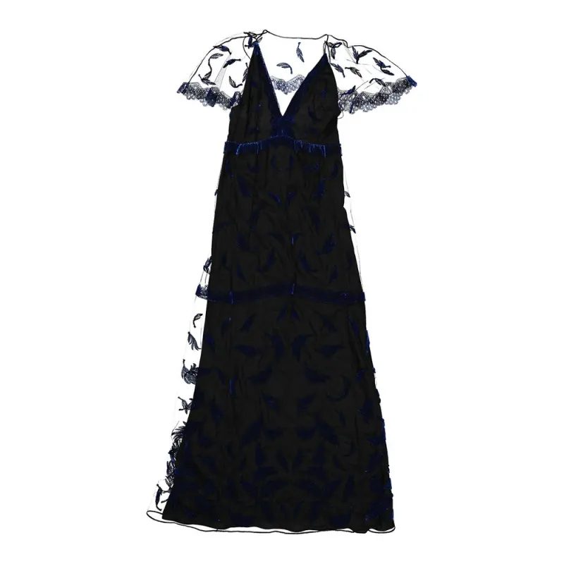 Burberry Short Sleeved Dress Women's Black