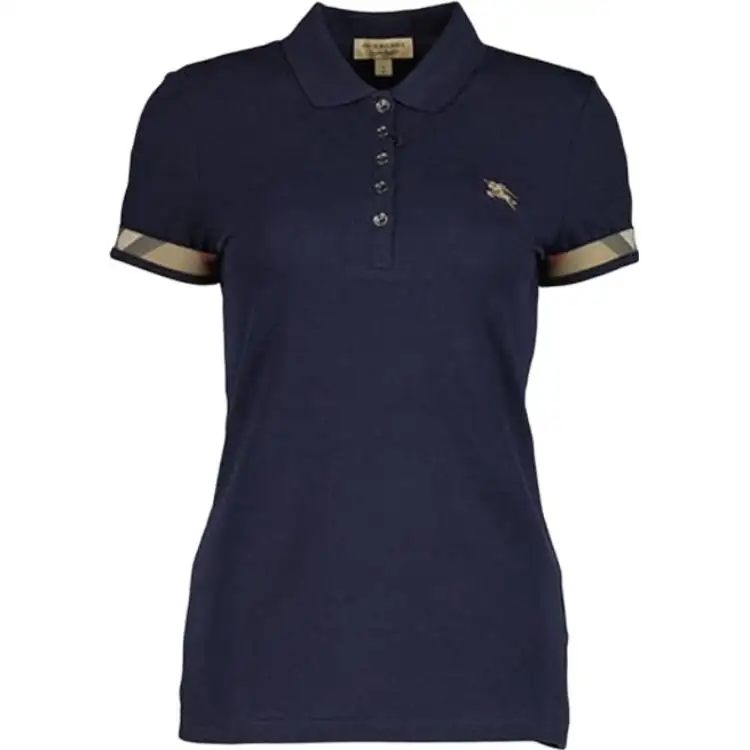 Burberry Polo Shirt Women's Marine Blue