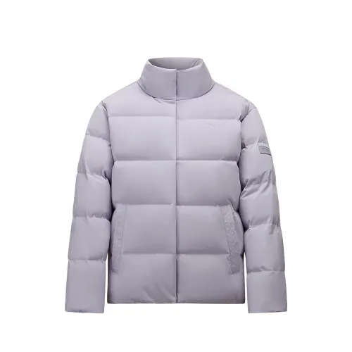 ANTA Down Jackets Women's Snow Dusty Purple 2 Stand Collar Thickened