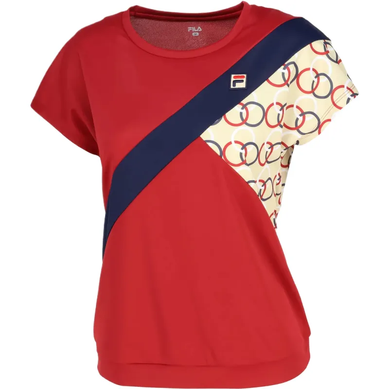 FILA Tennis Tops Women's Red