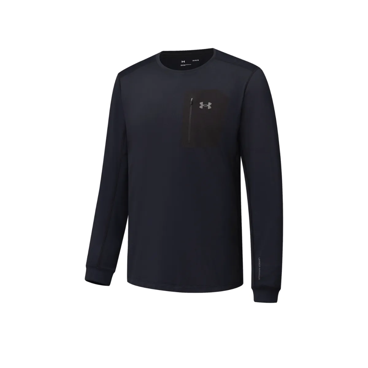 Under Armour Sweatshirts Men's Twilight Black Crew Neck Thin Straight Fit