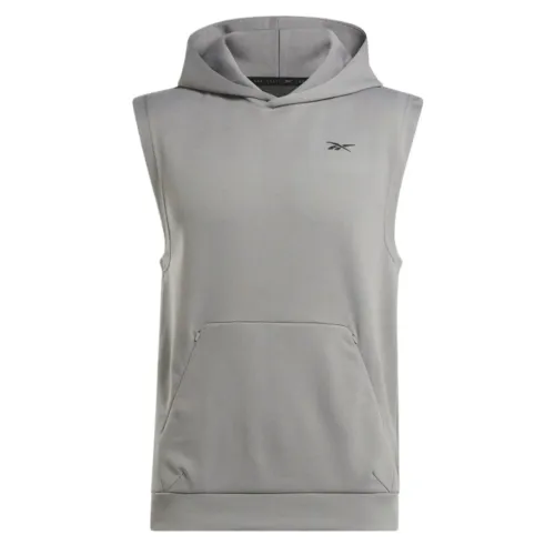 Reebok Sweatshirts Men's Medium Gray Hooded Thin Regular