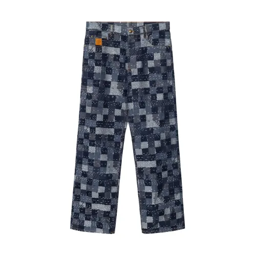 Lv Damier Denim Skate Pants