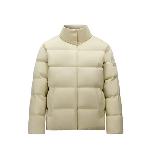 ANTA Down Jackets Women's Light Peach Yellow 4 Stand Collar Moderate