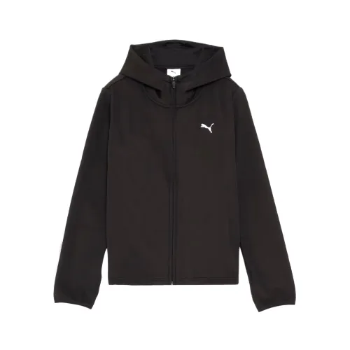 PUMA Jackets Women's Black Hooded Moderate Other