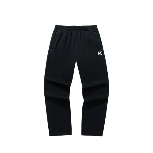Anta Knitted Sweatpants Men's Basic Black