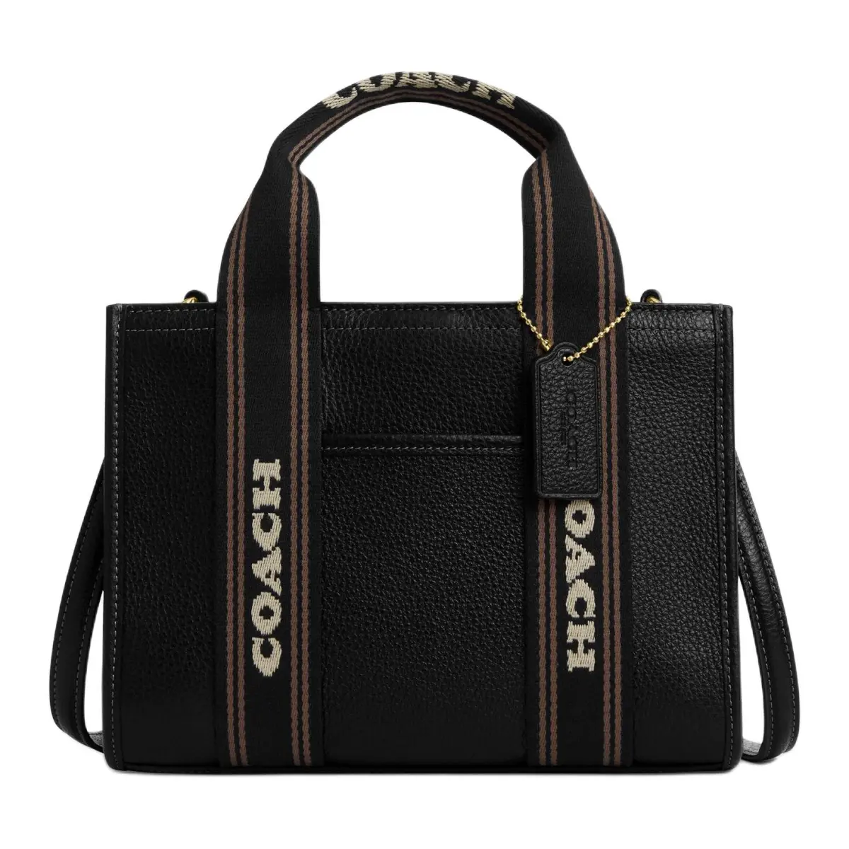 COACH Smith Cow Leather Tote Bag, Shopping Bag, Shoulder Bag, Crossbody Bag, Handbag Medium Women's Black