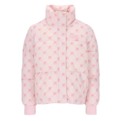 FILA Jackets Women's Pink Stand Collar Moderate Other