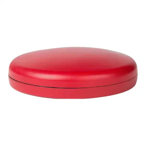 LOEWE Anagram Cow Leather Storage Box Large Unisex Red