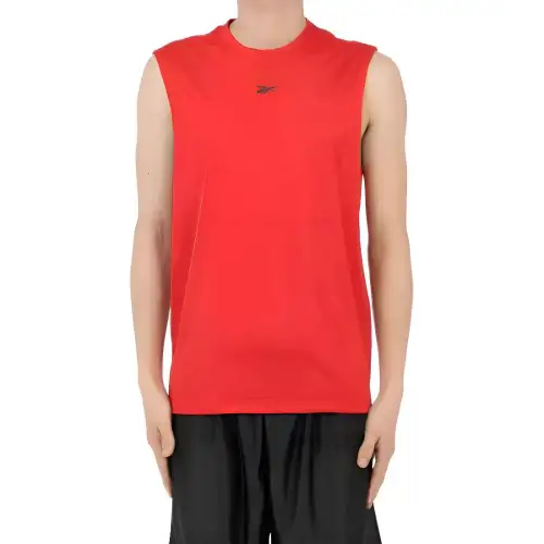 Reebok T Shirts Men's Red Crew Neck Moderate
