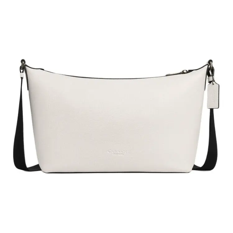 COACH Pebble Leather Crossbody Bags Large Men's White