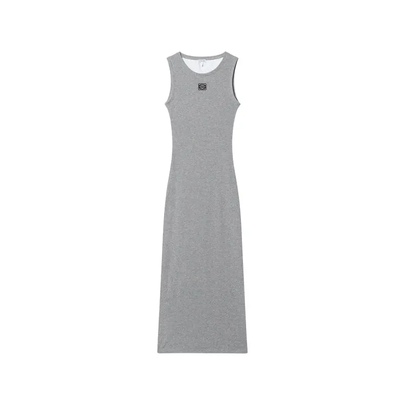 LOEWE SS23 Sleeveless Dress Women's Gray