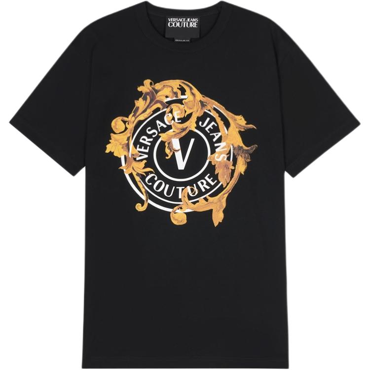 Мужская футболка Versace JEANS COUTURE FW25 (черная)