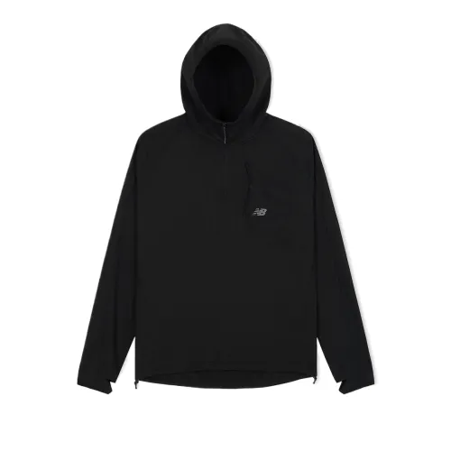 New Balance Sweatshirts Unisex Black Hooded Moderate