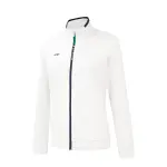 Li Ning Sweatshirts Women's Ivory Stand Collar Moderate Cardigan