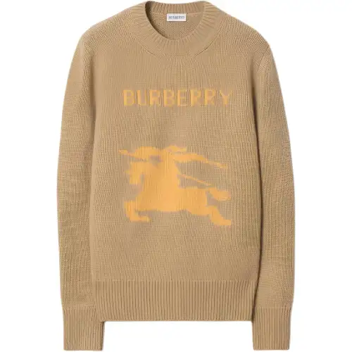 Burberry Logo Detailed Knitted Jumper