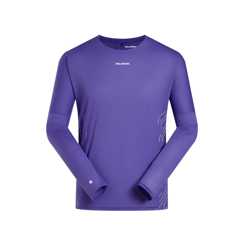 SALOMON SENSE AERO GFX T-Shirt Men's Bright Purple