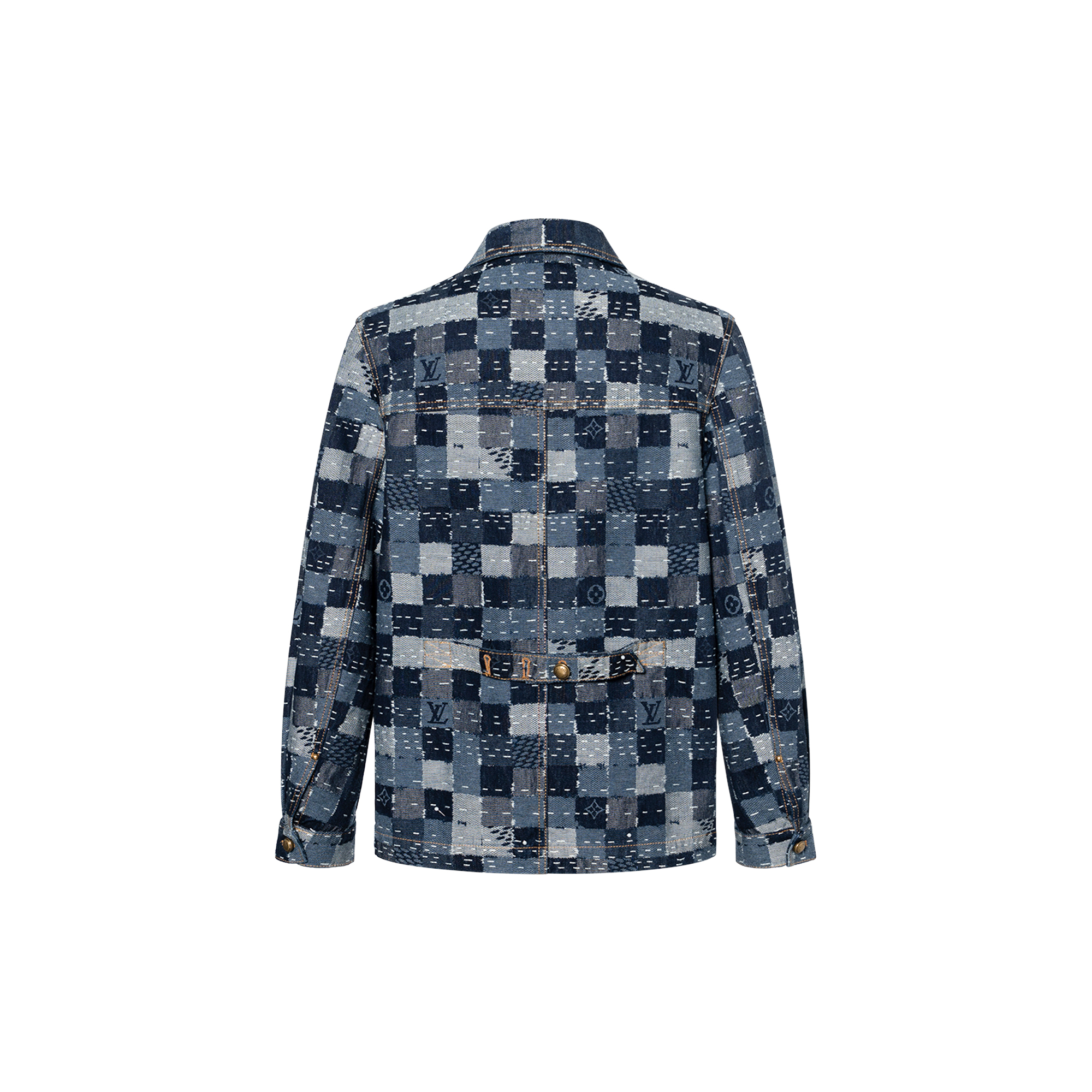 Мужская куртка Louis Vuitton x Nigo (коричневая) — фото 2