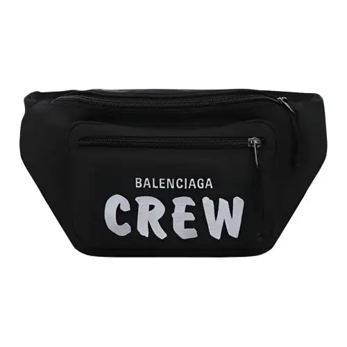 Balenciaga Nylon Fanny Pack Men's Black