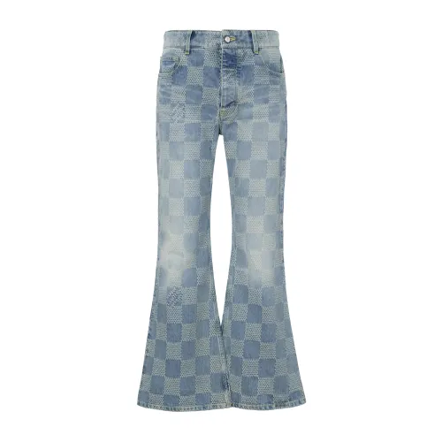 LOUIS VUITTON Damier Denim Skate Pants