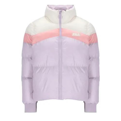 FILA Jackets Women's Purple Stand Collar Thickened Other