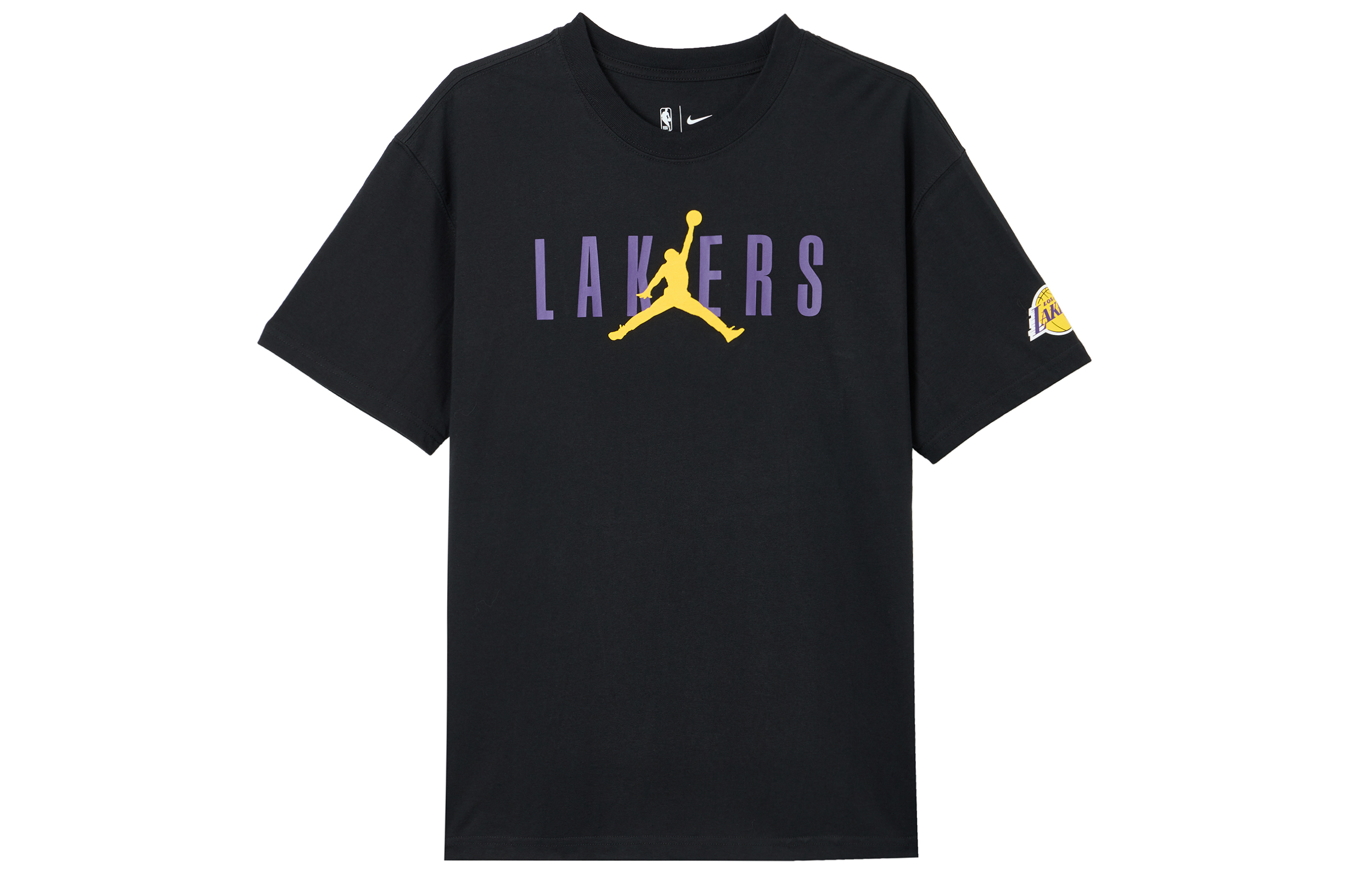 Jordan Retro basketball sports black short sleeve T-shirt, American style