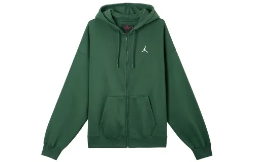 Jordan logo-detail zip-up hoodie