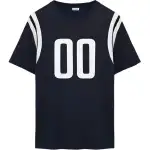 LOEWE T Shirts Men's Marine Blue Crew Neck Moderate Straight Fit