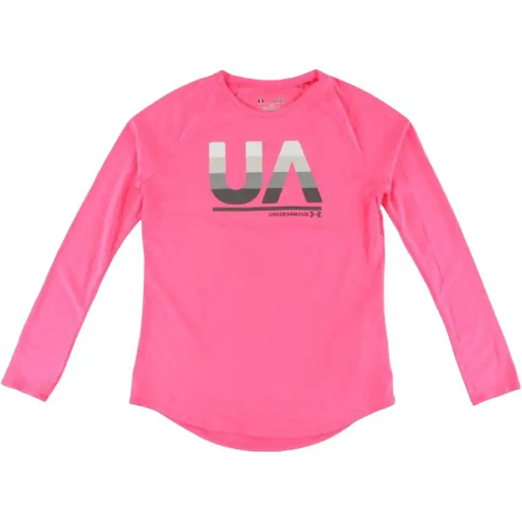 Under Armour T Shirts Women's Pink Crew Neck