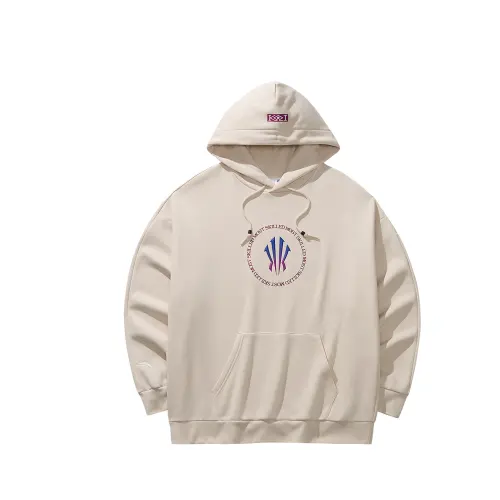 ANTA Sweatshirts Unisex Mud Gray 1 Hooded Moderate