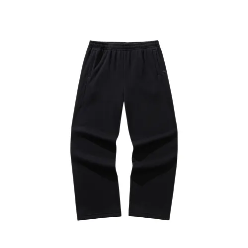 Anta Knitted Sweatpants Men's Basic Black