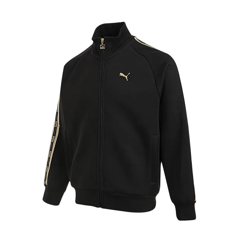 PUMA Jackets Men's Black Stand Collar Moderate Other