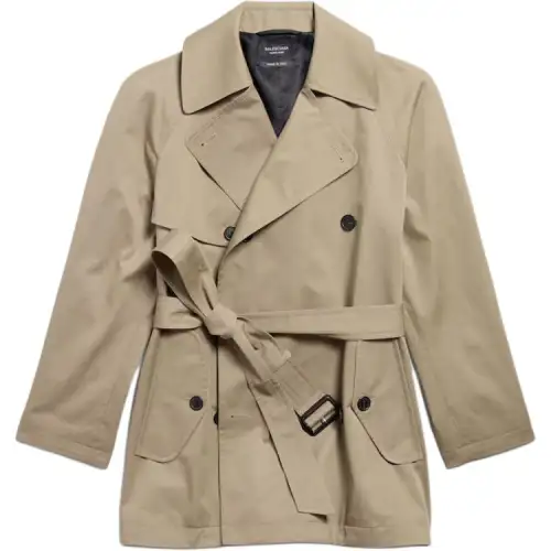 Balenciaga Trench Coat Regular Fit Women's