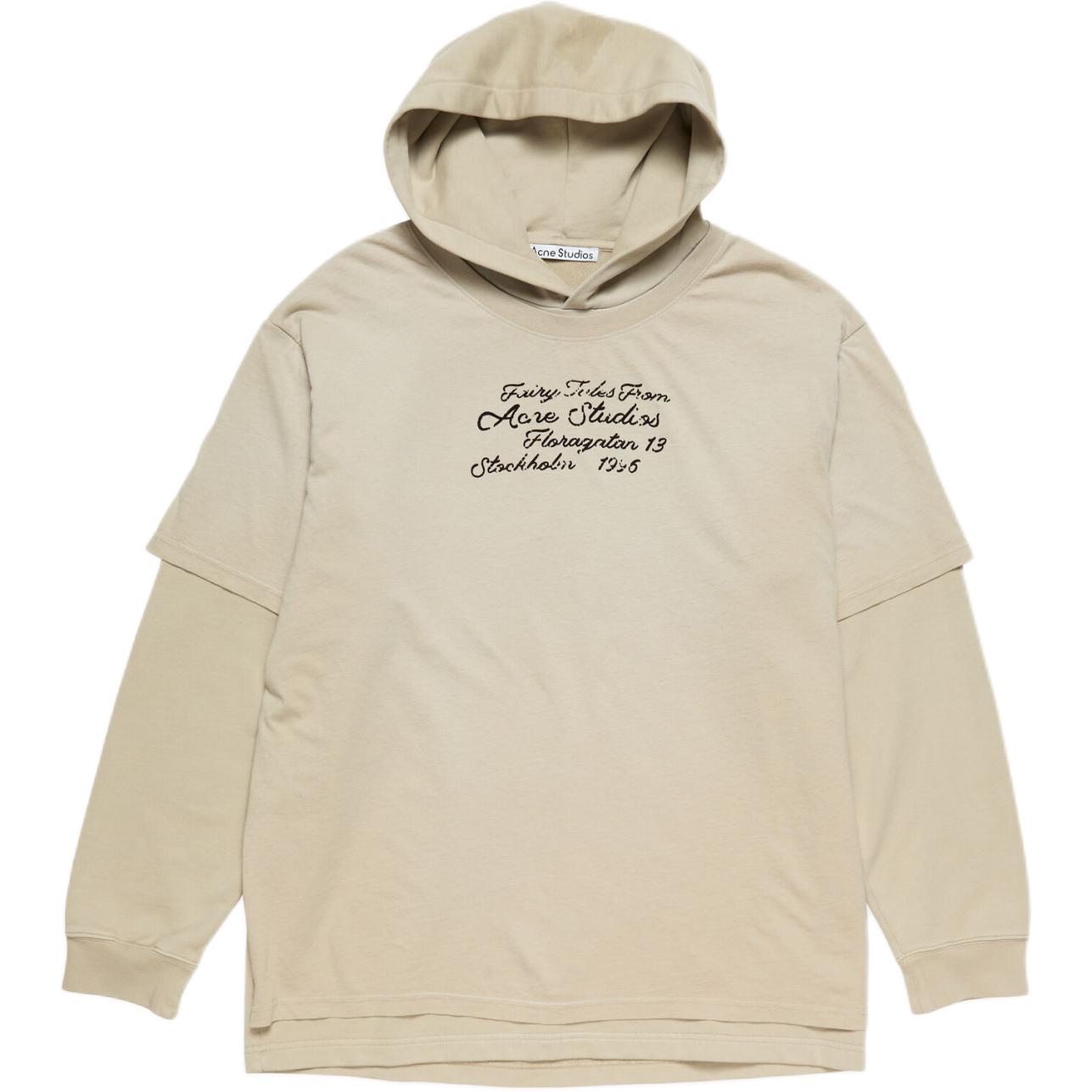 Женское худи Acne Acne Studios (серое)