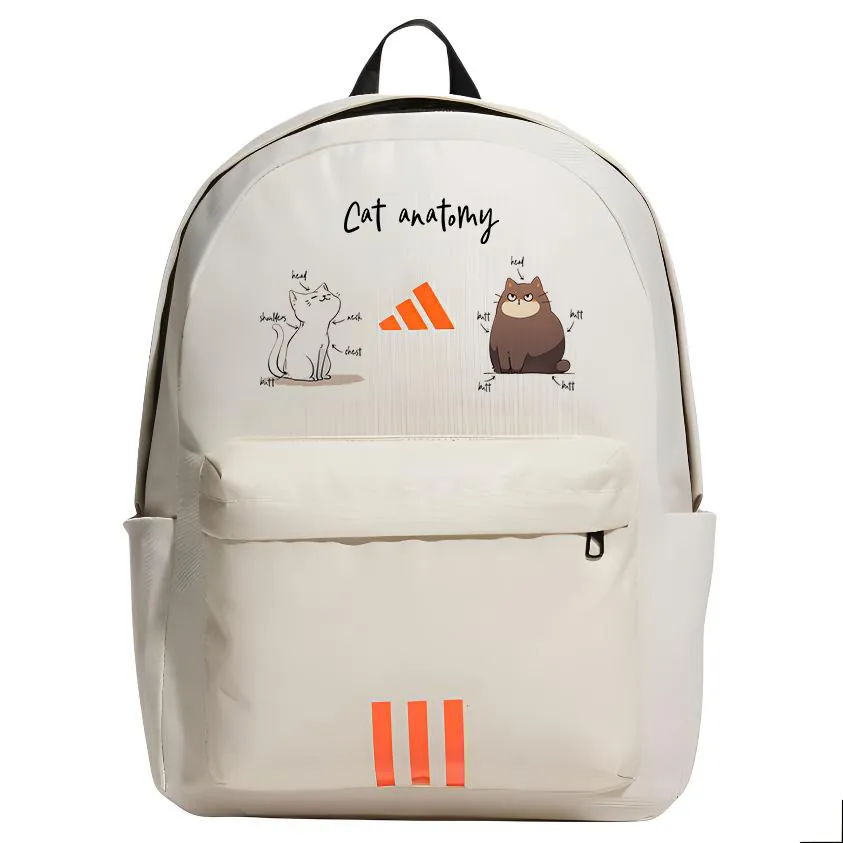 Adidas Fabric Backpack Unisex Bauxite Brown