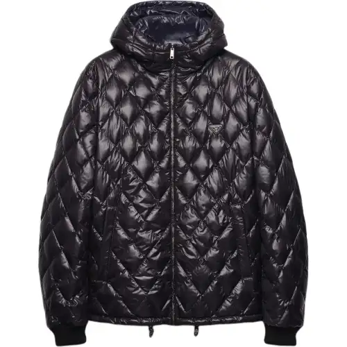 PRADA Quilted Hooded Jacket