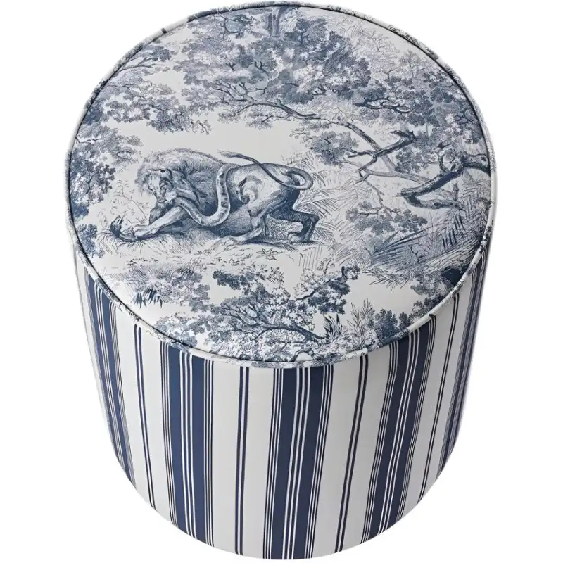 DIOR Dior modern style single chair blue and white 47*36cm dining chair
