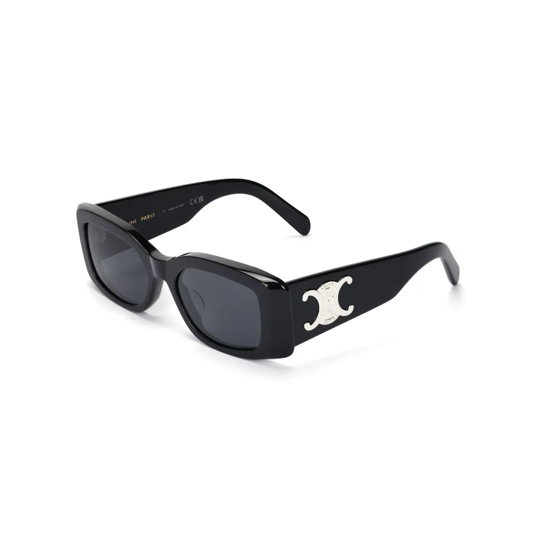 CELINE Rectangular Sunglasses Women's Black
